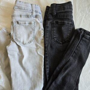 Stylish Girls  Jeans in Black and Light Blue Size 7